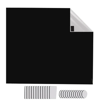 Плътни Щори са Лесни за инсталиране От Плътен материал 145x200 см Временна Плътна Завеса Лесно се Поставя на прозорец За Спални
