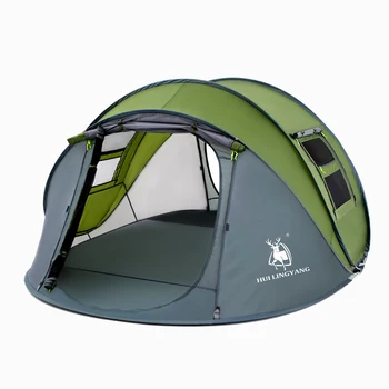 Семеен Водоустойчив Автоматична Всплывающая палатка за къмпинг Проста бърз монтаж на Луксозна палатка за нощуване на открито