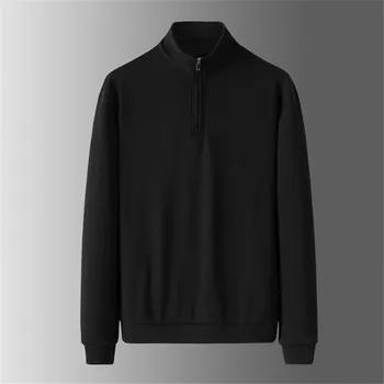 Плюс размер L-8XL, Мъжка тениска за голф, Пуловер с дълъг ръкав, Пролетно облекло за голф, Благородна Модни Тънка Еластична мъжка риза-топка за голф