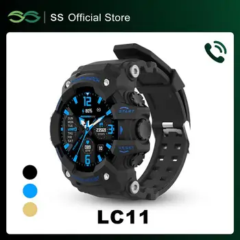 LC11 Смарт-спортни часовници, Мъжки Спортни Фитнес-тракери Смарт часовници Дамски Водоустойчив сърдечната честота монитори Кислород смарт часовници за IOS
