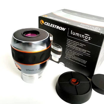 Окуляр Celestron LUMINOS 23 мм с широк зрителен преглед на 82 градуса и безплатна доставка
