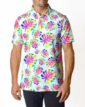 мъжка риза за голф sunday swagger с къси ръкави, дрехи за голф sacoche homme blusas, поло блузи за голф, за мъже, ежедневни универсална риза