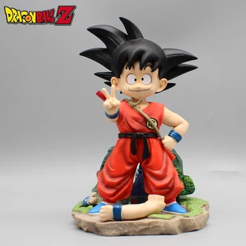 Аниме Dragon Ball Z Детство, статуетка son Goku, играчки, Манга, статуетка 20 см, GK, статуя, PVC, са подбрани модел, подарък за деца