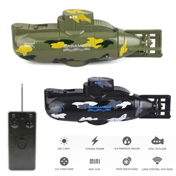 Детски творчески безжично дистанционно управление на 2.4 g, заряжающий модел на военен кораб, водната мини-подводна лодка, окачени детски играчки, подаръци