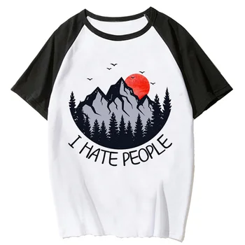 тениска i Hate People дамски аниме и манга лятна тениска дамски y2k забавно графична облекло