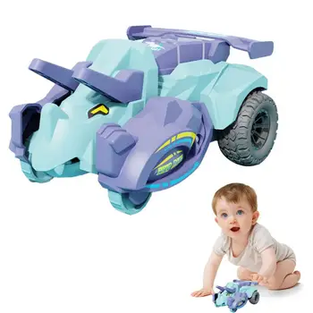 Трансформирующийся кола-динозавър, трансформирующиеся играчка-динозавър за момчета и момичета, подвижна играчка-динозавър за момчета, малки деца