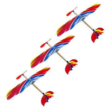 Забавни играчки Самолет с ластик, модел на самолета, Дизайн Птици за проследяването стъпки пълзи, двустранен лента, интересен дете