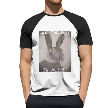 Кой, по дяволите, е тази Алис? Тениска, тениски с графичен дизайн, тениска с аниме, мъжки t-shirt