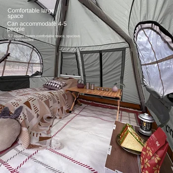 Изискана надуваема палатка за нощуване на открито, не е необходимо да се изгради водоустойчив палатка за къмпинг