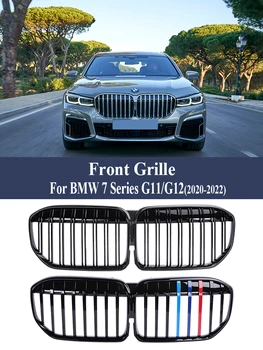 За BMW 7 Серия, G11 G12 2020-2022 Предна Броня Kindey Лифтинг Решетка Черен Гланц Вътре Състезателни Решетки на Капака на Автомобилни Аксесоари