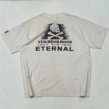 Хип-хоп
 Бяла тениска с образа на Свети архангел Михаил, Мъжки, женски, 1:1, тениска с принтом Черепа 2023ss, потници, тениска, Viking