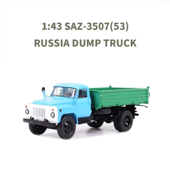 Оригинална метална мащабна модел SAZ-3507 на базата на камион Газ 53 1/43 на руската колекция от селскостопански самосвали SSM1494
