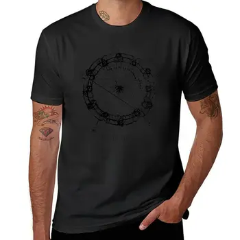 Тениска Coltrane Хорда Changes Мандала (тъмен дизайн), смешни тениски, великолепна тениска, забавна тениска мъжка тениска