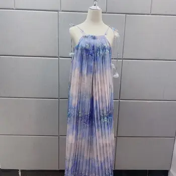 C06551 Висококачествено Ново Модно дамско пролетта рокля 2023 г., Луксозна рокля на известната марка европейския дизайн в стил партита