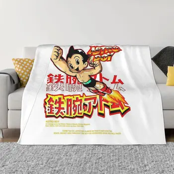 Одеало Mighty Atom Astroboy Tetsuwan Atom фланелевое демисезонное създава топло покривка за зимно спално бельо