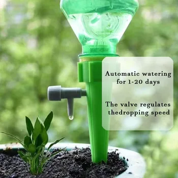 Система за автоматично поливане на растенията с капково напояване, Регулируема Конусообразный поливане на растенията с бодли, устройства за самостоятелно поливане за почивка