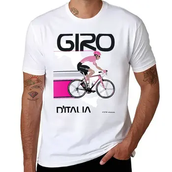 Тениска GIRO D ' ITALIA, однотонная тениска, эстетичная дрехи, прилепнали тениски за мъже