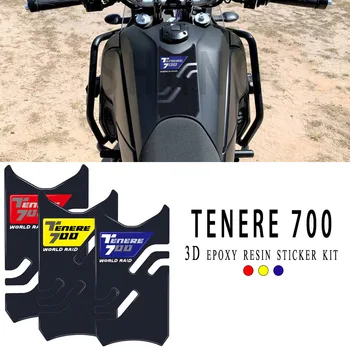 Аксесоари Tenere 700 Стикер На Резервоар на мотоциклет 3D Стикер От епоксидна смола За Yamaha Tenere 700 2019-2023