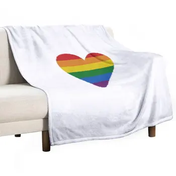 Едно ново сърце, с розови флага, дизайн № 3 одеяла, пушистое юрган, одеяла в ретро стил, за дивана