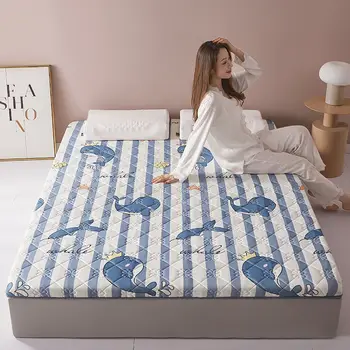 Спални постелки на пода, Легло Futon Матрак с покритие от естествен латекс, Мебели за спални Сачмен Матрак Татами