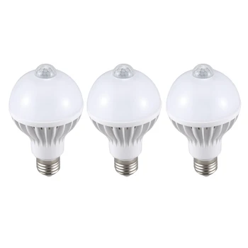 E27 Led Лампа С Датчик за Движение LED PIR Лампа С Датчик за Движение Globe Light Bulb Лампа