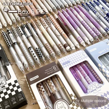 Стационарни гел химикалки TULX, японски канцеларски материали, химикалки kawaii, ученически пособия, художествени принадлежност, набор от гелевых писалки, химикалки за писане