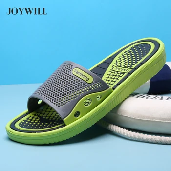 JOYWILL/ Мъжки чехли, Модерни чехли за пътуване на открито, Чехли в спортен стил, Удобни домашни обувки за мъже, летни джапанки