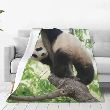 Одеяло с животни Fubao Fu Panda Bao, Топло, уютно всесезонное Комфортен Одеяло за спално бельо на достъпни цени