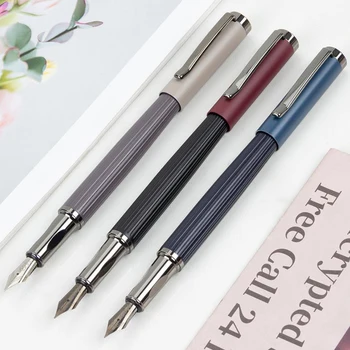 Гореща разпродажба, цельнометаллическая чернильная писалка, бизнес мъжки химикалка за подпис на по-добро качество, да купя подарък 2