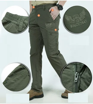 Тънки Армейските Военни Панталони, Тактически Панталони-карго, Мъжки Водоустойчиви Дишащи бързо съхнещи Панталони, Мъжки Ежедневни Панталони С Тънък Дъното 4XL