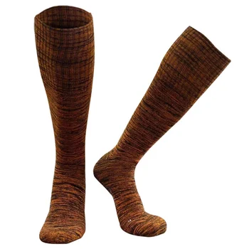 3 чифта топли чорапи Мъжки спортни чорапи Нескользящие чорапи Зимни чорапи дебели чорапи с панти От висока от памучен плат