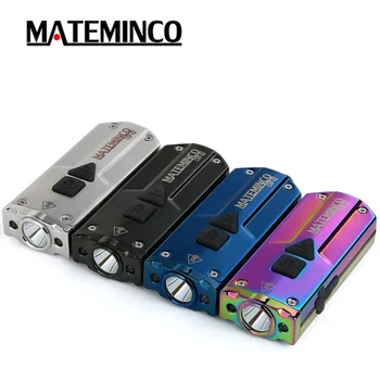 MATEMINCO CSF02 Ключодържател с Максимална Мощност от 300 Лумена USB Акумулаторна батерия led Фенер Мини-Фенерче