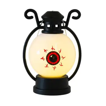 Окачен led фенер на тема Хелоуин, led фенерче с изискан дизайн, Мека подвесная нощна лампа, украса за Хелоуин
