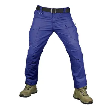 Мъжки Панталони-карго 2023, Летни Нови Тънки Удобни дишащи Панталони-карго в готически стил с множество джобове