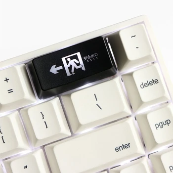 2U Backspace Клавиша Чрез Keycaps с ABS-гравиран клавиатурата с подсветка Keycap Директен доставка