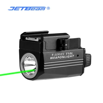 Зелен Лазер Тактически фенер T10L Gun Pistol Light, Батерия в комплекта