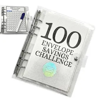 Подвързия за пликове, от Пзр на книга с проблеми спестяване на 100 Спестете 5050 С помощта на пари в пликове, проста и забавна книга за планиране на бюджета