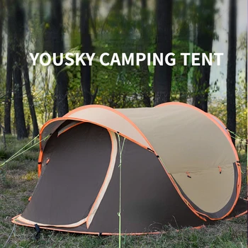 Палатки YOUSKY За нощуване на открито, Непромокаемая Палатка за Къмпинг, Быстрораскрывающаяся география, Всплывающая Палатка