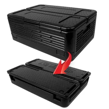 Портативен сгъваем изолиран кутия открит кутия за съхранение на продукти с голям капацитет термостат скоростна автомобилен хладилник