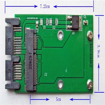 SSD-диск Mini Pci-e mSATA до 1,8-инчов сериен порт MICRO SATA до 1,8