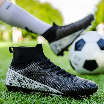 Висок клас футболни обувки Mbappé за състезания, тренировочная обувки, мини износоустойчиви футболни обувки Fustal Chuteira Society.