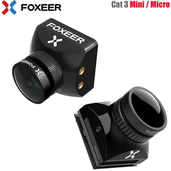 Foxeer Mini Cat/Micro Cat 3 1200TVL Starlight 0.00001 Апартамент FPV Камера С Ниска Латентност и Ниско Ниво на Шум FPV Камера За RC FPV Състезателен Дрона