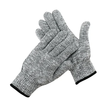 Высокопрочные защитни ръкавици 5-то ниво, устойчиви на гумата, кухненски ръкавици за касапин, устойчиви на гумата, за рязане на риба, месо, защитни ръкавици за градинарство