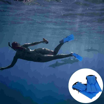 Водолазно Възрастни Перки са Къси Плавници Спортни Принадлежности За Плуване Здрава Гума За Пътуване