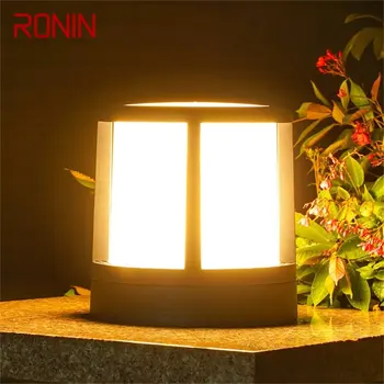 RONIN Outdoor Contemporary Post Light LED Waterproof IP65 Стълб Стенен монтаж Осветително осветителни Тела за вашия дом Градина