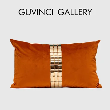 GUVINCI Дизайн, вдъхновен от Гръцката муза, Калъф за лумбална възглавница, съвременната Простота, Луксозна кадифена торбичка за офис, Вила, хотел