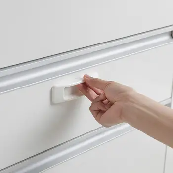 Самозалепващи задни дръжки на вратите дръжки на Вратите с лесен монтаж и Проста настройка на Самозалепващи задвижваната за хладилници